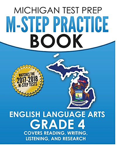 Beispielbild fr Michigan Test Prep M-step Practice Book English Language Arts, Grade 4 zum Verkauf von Revaluation Books
