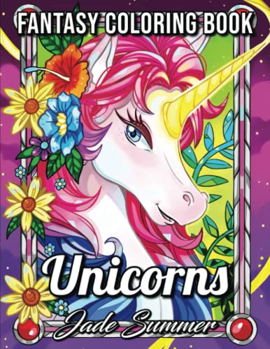 Imagen de archivo de Unicorn Coloring Book: An Adult Coloring Book with Magical Animals, Cute Princesses, and Fantasy Scenes for Relaxation a la venta por ThriftBooks-Dallas