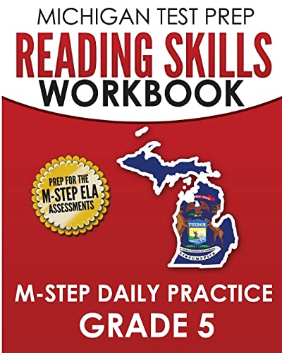 9781979937931: MICHIGAN TEST PREP Reading Skills Workbook M-STEP Daily Practice Grade 5: Preparation for the M-STEP English Language Arts Assessments
