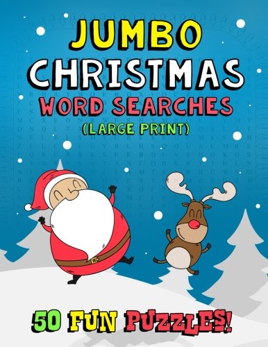 Imagen de archivo de Jumbo Christmas Word Searches (Large Print): 50 Christmas Themed Word Search Puzzle Coloring Book for Kids, Adults and Seniors - Winter Holiday . Relieve Stress, and Boost Your Brain Power a la venta por Revaluation Books
