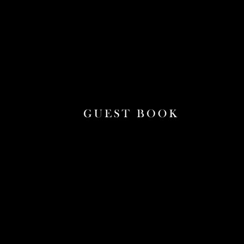 Stock image for Guest Book (Black) for sale by Revaluation Books