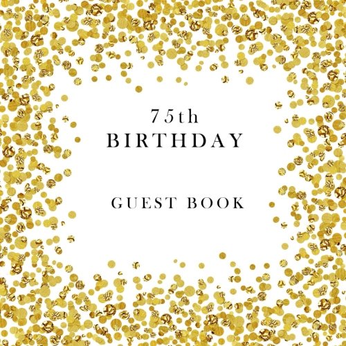 Stock image for 75th Birthday Guest Book for sale by Irish Booksellers