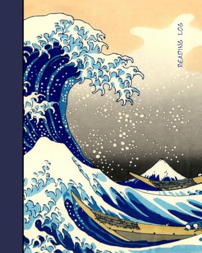 Stock image for Reading Log: Gifts for Book Lovers (A reading journal with 100 spacious record pages and more in a large soft covered notebook from our Hokusai range) (Reading Logs & Journals) for sale by Ergodebooks