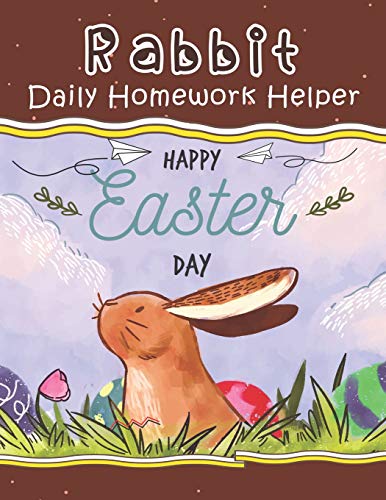 Beispielbild fr Rabbit Daily Homework Helper: Happy Easter Day Homework planner (Student Planner Helper) [Soft Cover ] zum Verkauf von booksXpress