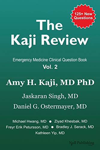 Imagen de archivo de The Kaji Review Volume 2: Emergency Medicine Clinical Question Book a la venta por Lucky's Textbooks