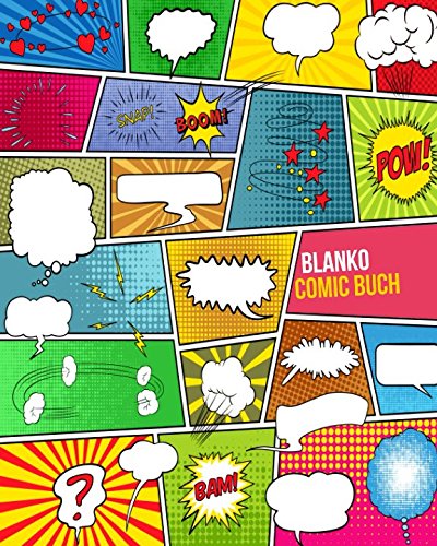 Beispielbild fr Blanko Comic Buch: ber 100 Seiten mit leeren Comic Rastern zum Selberzeichnen - Ein geniales Geschenk zum Kreativitt steigern & Zeichnen lernen fr Kinder zum Verkauf von medimops
