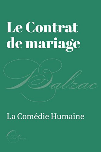 9781980793366: Le Contrat de mariage