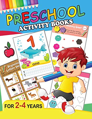 Imagen de archivo de Preschool Activity Books: Fun Big Workbook for Toddler age 2-4 a la venta por Idaho Youth Ranch Books