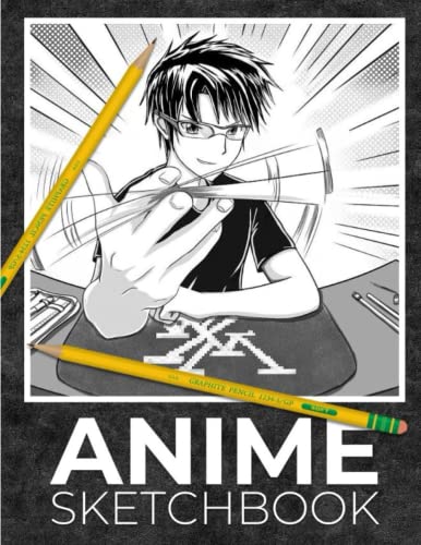 Anime Sketchbook: Manga Sketchbook for Artists, Anime Boy, 100 pages Blank  Comic Book, 8.5x11 - No Better Blank Books: 9781981103799 - AbeBooks