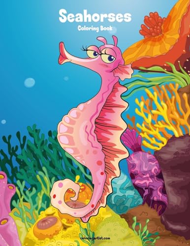 9781981154906: Seahorses Coloring Book 1