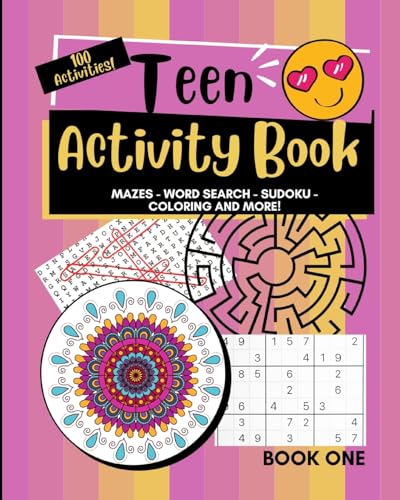 Stock image for Teen Activity Book Volume One: Coloring, Word Search, Mazes, Sudoku and more! for sale by California Books