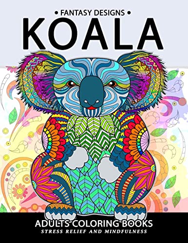 Koala Adults Coloring Book Stress Relief Coloring Book