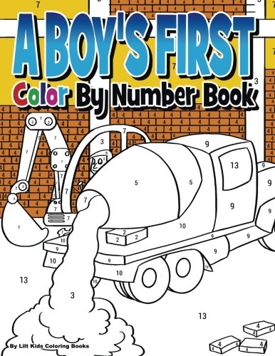 Imagen de archivo de A Boy's First Color by Number Book a la venta por SecondSale