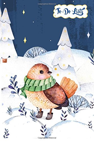 Stock image for To-Do List Book - Christmas Holiday To Do Lists Journal Notebook Cute Bird In Snow: 100 Page Lined Book With Check Boxes For Fast and Easy List Making and To-Do Lists (List Series) (Volume 7) [Soft Cover ] for sale by booksXpress