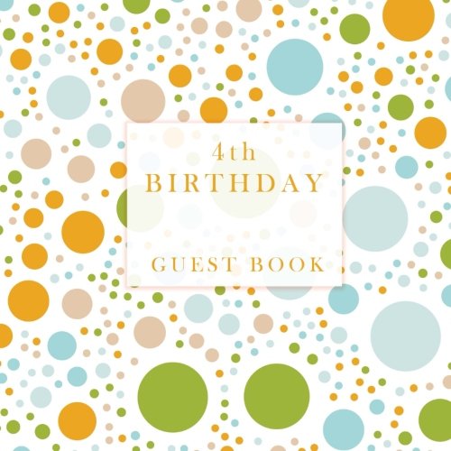 Stock image for 4th Birthday Guest Book for sale by Revaluation Books