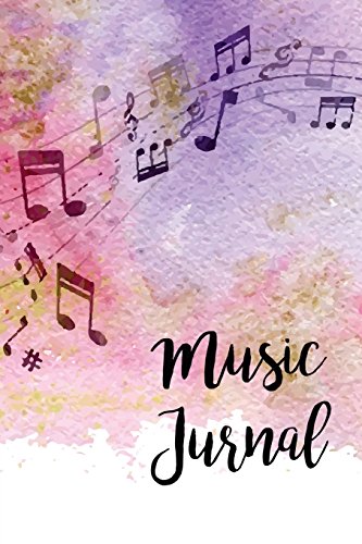 Imagen de archivo de Music Journal: Lyric Diary and Manuscript Paper for Songwriters and Musicians. Manuscript Paper For Notes, Lyrics And Music. For Inspiration And . Journal (Watercolor Violet Theme) (Volume 1) a la venta por Ergodebooks