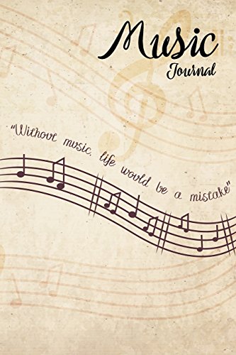 Stock image for Music Journal: Lyric Diary and Manuscript Paper for Songwriters and Musicians. Manuscript Paper For Notes, Lyrics And Music. For Inspiration And . Notebook Journal (antique design) (Volume 1) [Soft Cover ] for sale by booksXpress