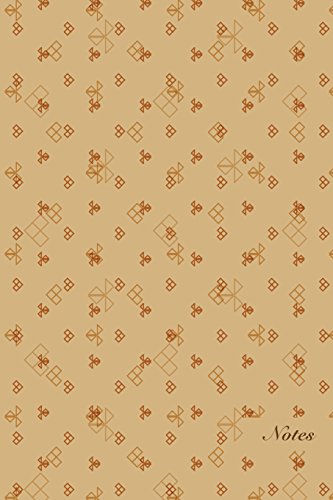 Stock image for Notes: 6"x9" Unruled Blank Notebook Victorian Style Wallpaper Pattern Cover. Matte Softcover Note Book Journal [Soft Cover ] for sale by booksXpress