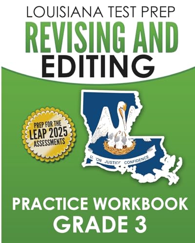 Imagen de archivo de LOUISIANA TEST PREP Revising and Editing Practice Workbook Grade 3: Develops Language, Vocabulary, and Writing Skills a la venta por Russell Books