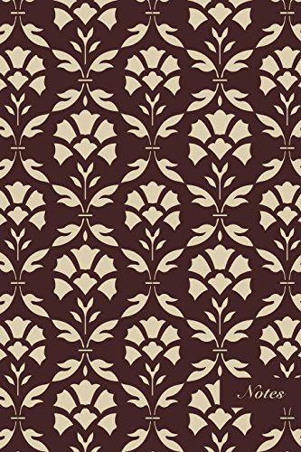 Stock image for Notes: 6"x9" Unruled Blank Notebook Curve Cross Leaf Flower Plant Wallpaper Seamless Pattern Cover. Matte Softcover Note Book Journal [Soft Cover ] for sale by booksXpress