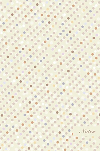 Stock image for Notes: 6"x9" Blank Lined Page Notebook Vintage Round Dot Wallpaper Seamless Pattern Cover. Matte Softcover Ruled Note Book Journal [Soft Cover ] for sale by booksXpress