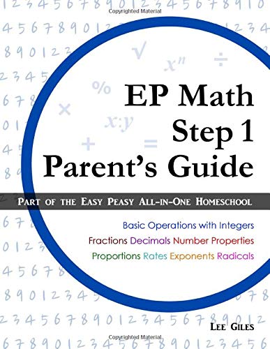 Stock image for EP Math Step 1 Parent's Guide: Part of the Easy Peasy All-in-One Homeschool for sale by SecondSale