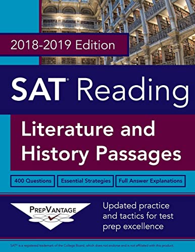 Stock image for SAT Reading: Literature and History, 2018-2019 Edition for sale by Zoom Books Company