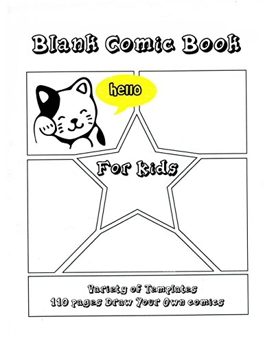 Imagen de archivo de Blank Comic Book For Kids: Draw Your Own Anime Manga Comics Notebook, Variety of Templates For Anime Drawing (Volume 1) [Soft Cover ] a la venta por booksXpress