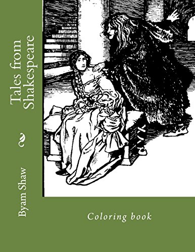Beispielbild fr Tales from Shakespeare: Coloring book [Soft Cover ] zum Verkauf von booksXpress