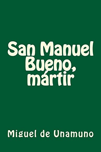 Beispielbild fr San Manuel Bueno, martir zum Verkauf von Reuseabook