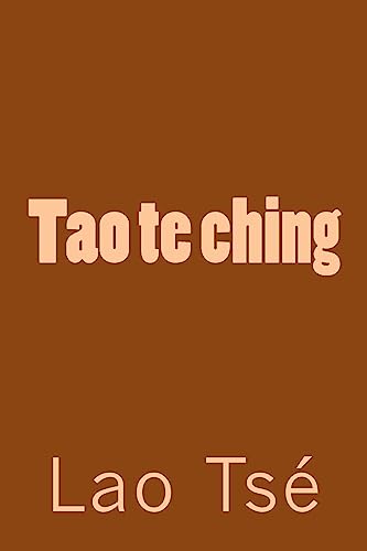 Beispielbild fr Tao te ching (Spanish Edition) zum Verkauf von Lucky's Textbooks