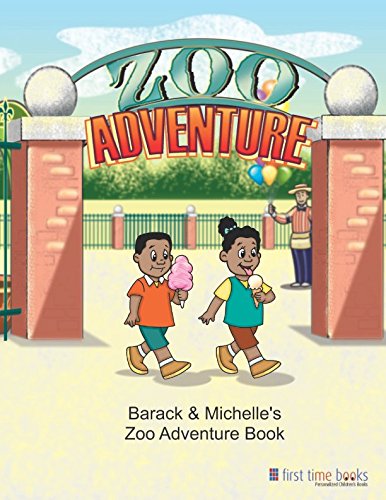 Immagine stock per Barack & Michelle's Zoo Adventure Book
