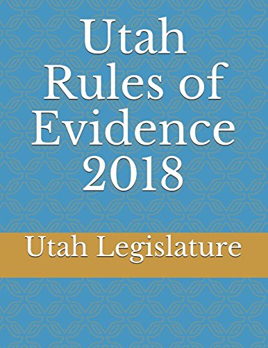 Stock image for Utah Rules of Evidence 2018 for sale by SecondSale