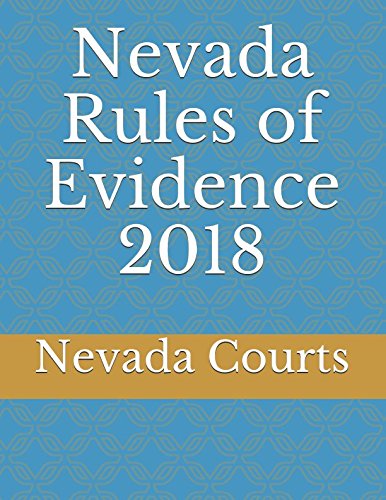 Stock image for Nevada Rules of Evidence 2018 for sale by HPB Inc.