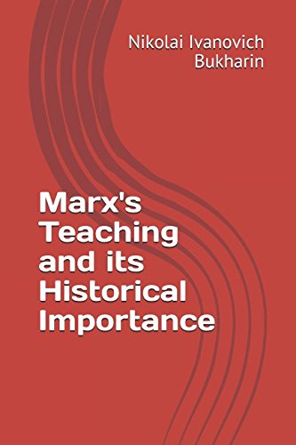 Beispielbild fr Marx's Teaching and its Historical Importance (Russian Marxist Thought) zum Verkauf von Revaluation Books