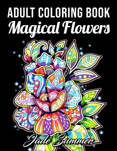 Imagen de archivo de Adult Coloring Book: 50 Relaxing Flower Designs with Mandala Inspired Patterns for Stress Relief a la venta por SecondSale