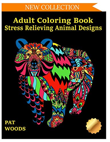 Beispielbild fr Adult Coloring Book: Stress Relieving Animal Designs (Stress Relieving Designs) (Volume 1) zum Verkauf von Wonder Book