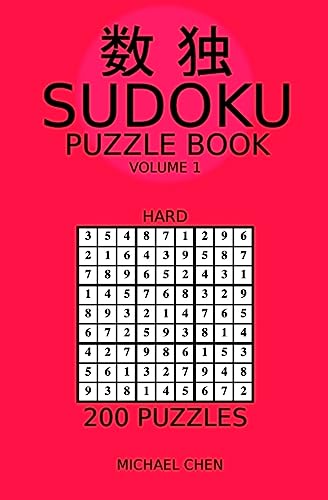 Stock image for Sudoku Puzzle Book: 200 Hard Puzzles (Sudoku Hard) for sale by Lucky's Textbooks