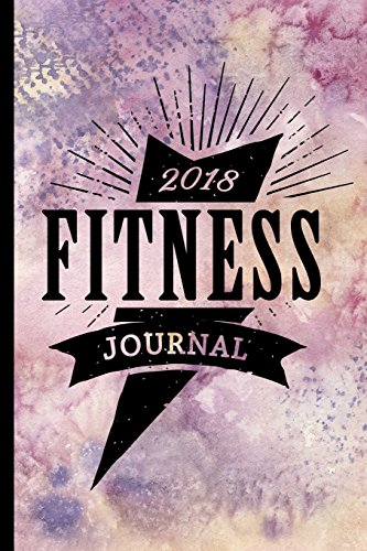 Stock image for Fitness Journal: Purple Watercolor - 90 Day Undated Daily Training, Fitness & Workout Diary, 6x9 Food & Exercise Log, 200 Pages: Volume 5 (Fitness Journals and Workout Logs) for sale by Revaluation Books