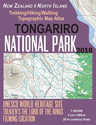 Stock image for Tongariro National Park Trekking/Hiking/Walking Topographic Map Atlas Tolkien's The Lord of The Rings Filming Location New Zealand North Island . (Travel Guide Hiking Maps for New Zealand) for sale by Decluttr