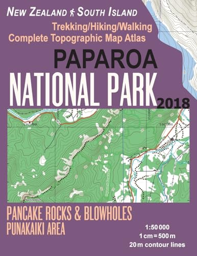 Stock image for Paparoa National Park Trekking/Hiking/Walking Topographic Map Atlas Pancake Rocks & Blowholes Punakaiki Area New Zealand South Island 1: 50000: Great for sale by ThriftBooks-Dallas