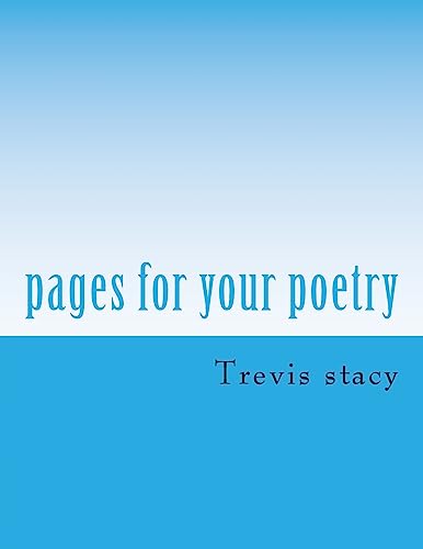 9781983665158: pages for your poetry: A look at life