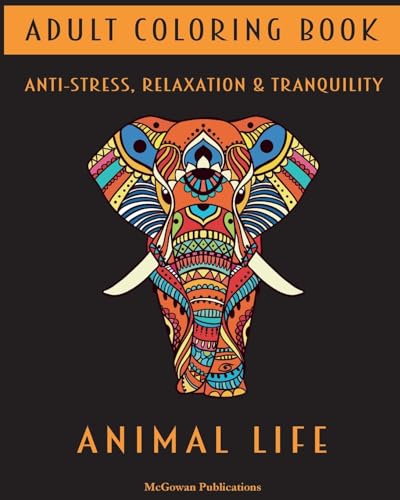 Stock image for Adult Coloring Book - Animal Life for sale by Lucky's Textbooks