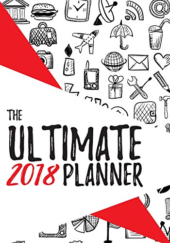 9781983904561: 2018 The Ultimate Planner: Red 7x10 Habit Tracker and Journal