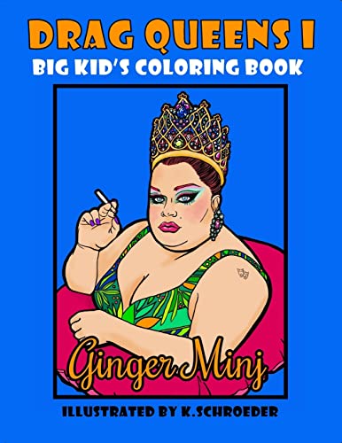Beispielbild fr Drag Queens I Big Kids Coloring Book: Adult Coloring Book: Volume 1 zum Verkauf von WorldofBooks