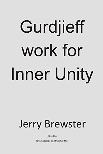 Imagen de archivo de Gurdjieff Work for Inner Unity a la venta por Russell Books