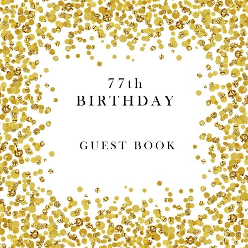 Stock image for 77th Birthday Guest Book for sale by Revaluation Books