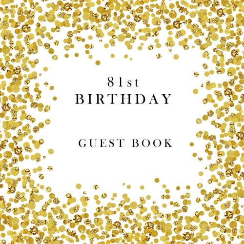 Stock image for 81st Birthday Guest Book for sale by Revaluation Books