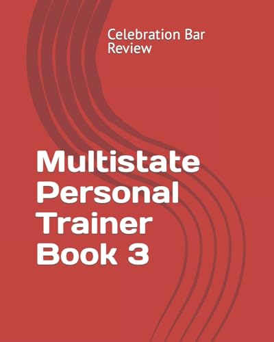 Beispielbild fr Multistate Personal Trainer Book 3 zum Verkauf von PBShop.store US