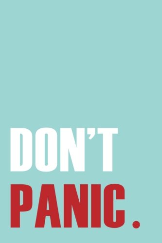 Stock image for Don't Panic (6x9 Journal): Red Blue,Lightly Lined, 120 Pages, Perfect for Notes, Journaling, Mother s Day and Christmas Gifts for sale by Revaluation Books